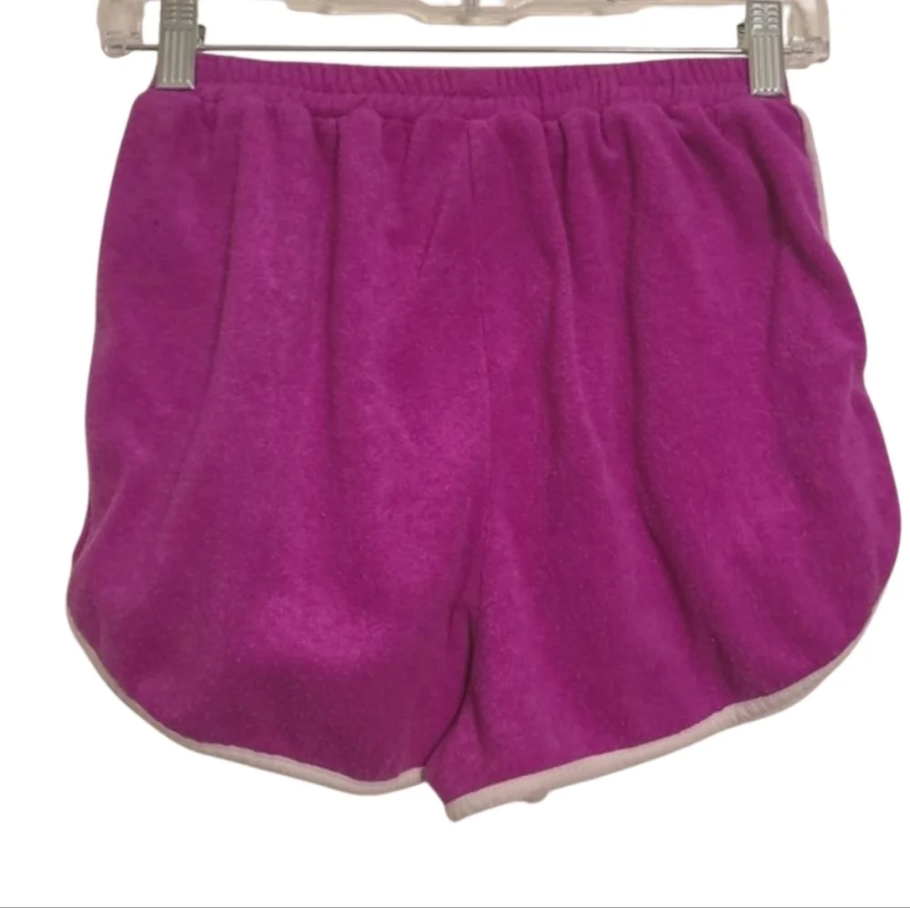 Franki for Francesca's | Fuchsia Pink Terry Cloth Athleisure Shorts (Size 10)